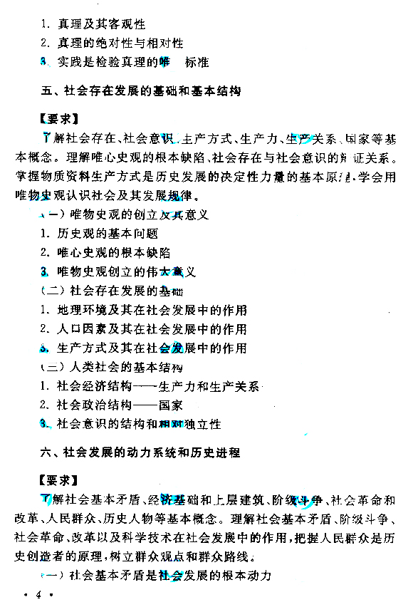 2018年成人高考專升本《政治》考試大綱